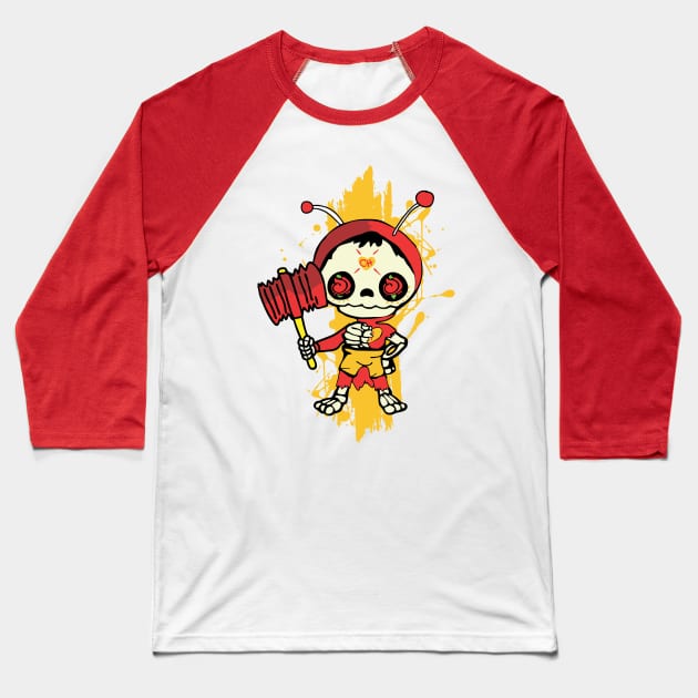 chapulin colorado dia de los muertos Baseball T-Shirt by GeekCastle